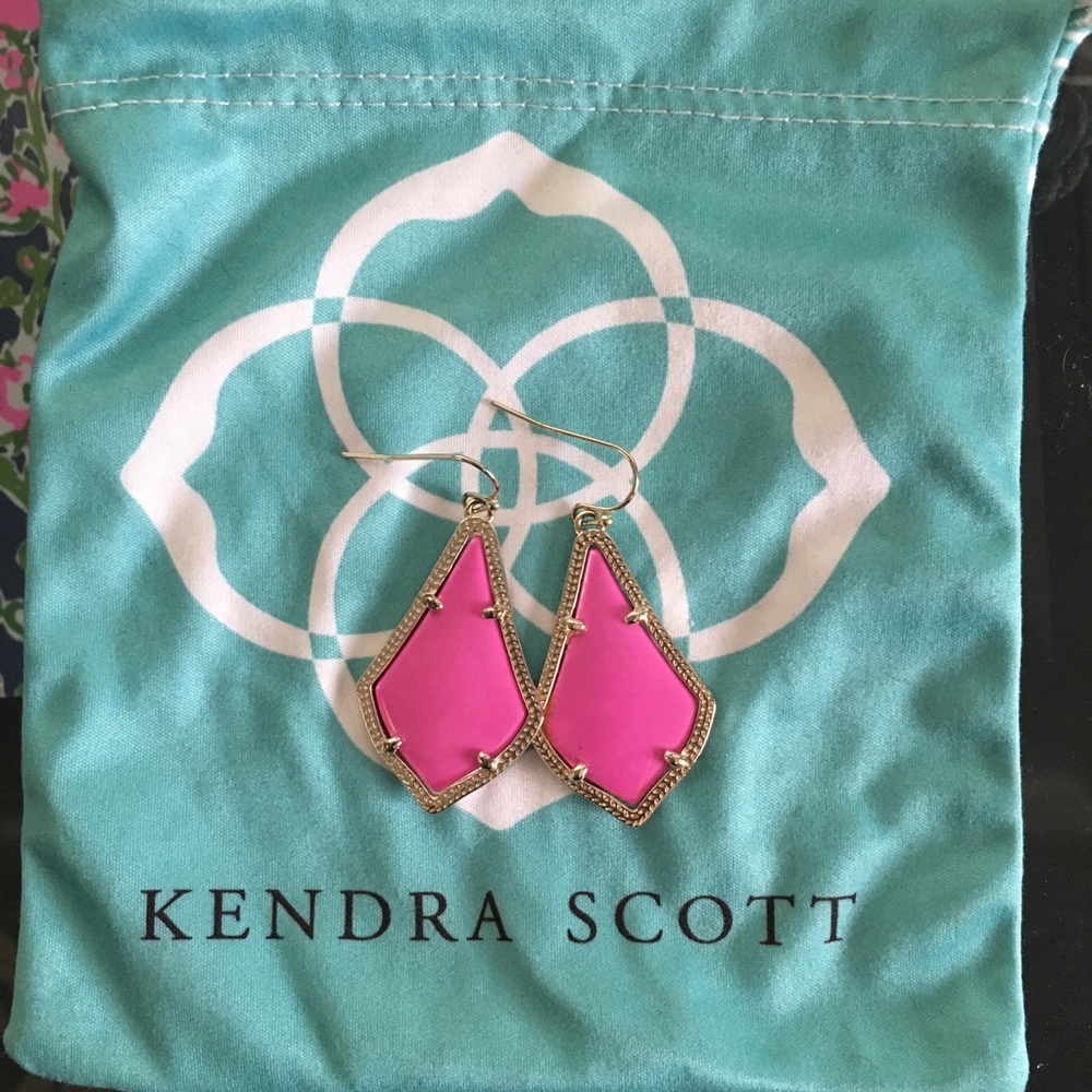 Kendra Scott Earrings - Bright Pink